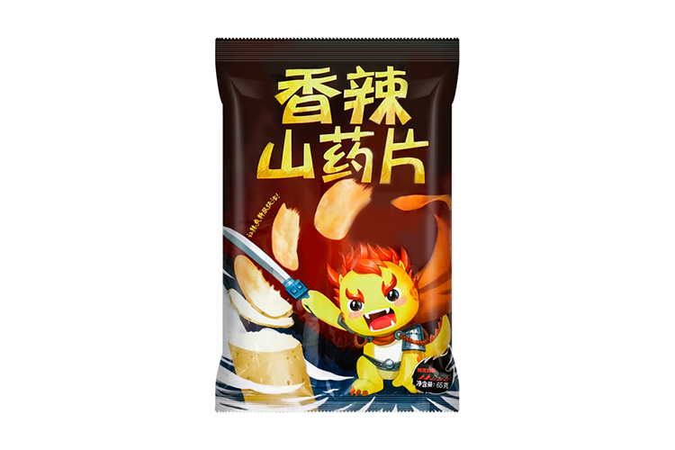 SHUDAOXIANG HOT SPICY CHINESE YAM CHIPS 65G